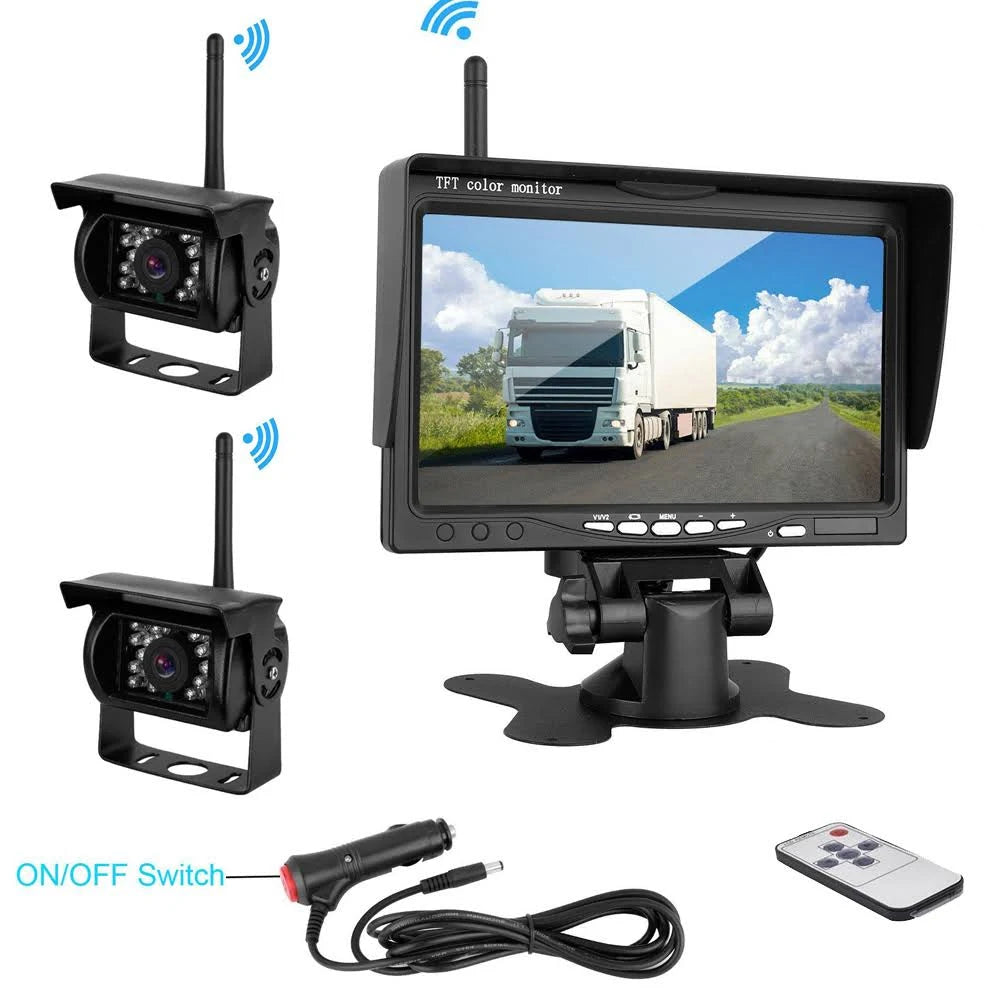 7" Wireless Backup Camera System with Monitor C668