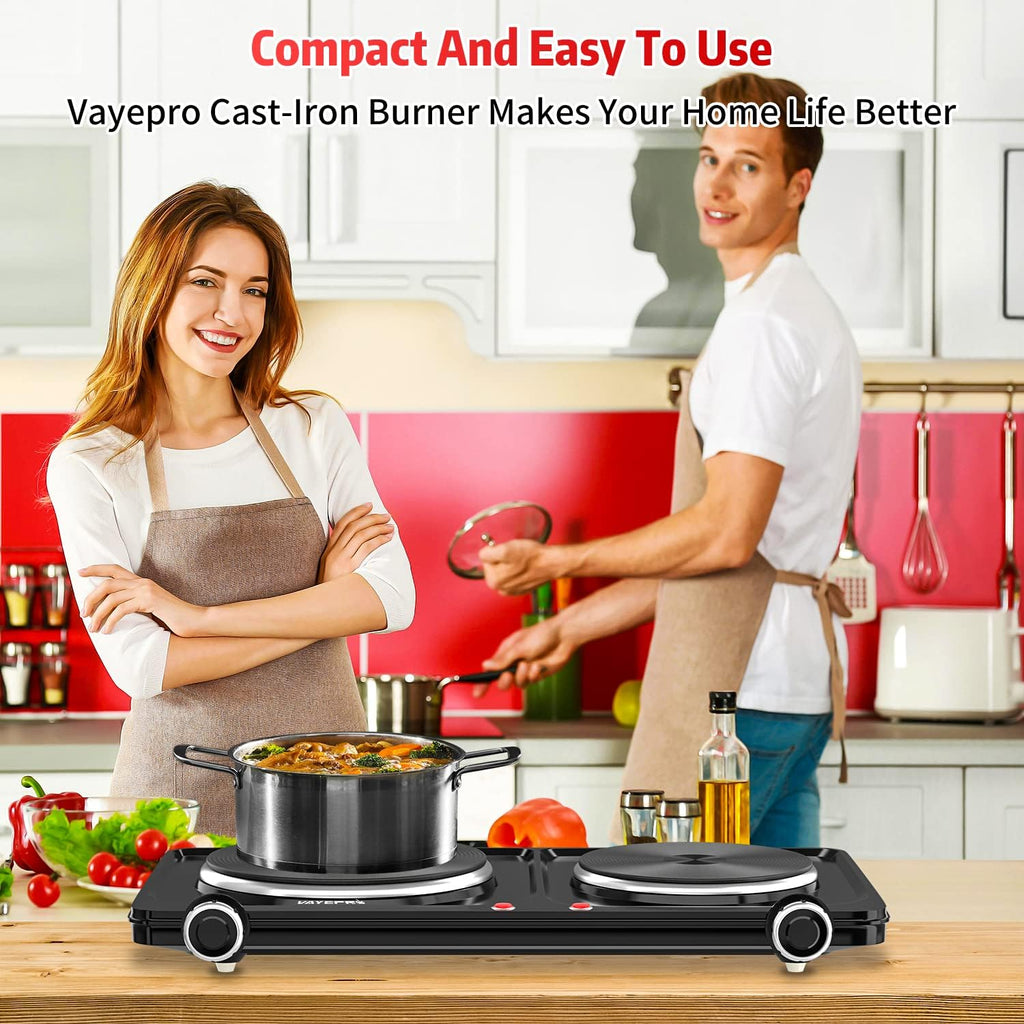 1800W Portable Double Electric Hot Plate T753