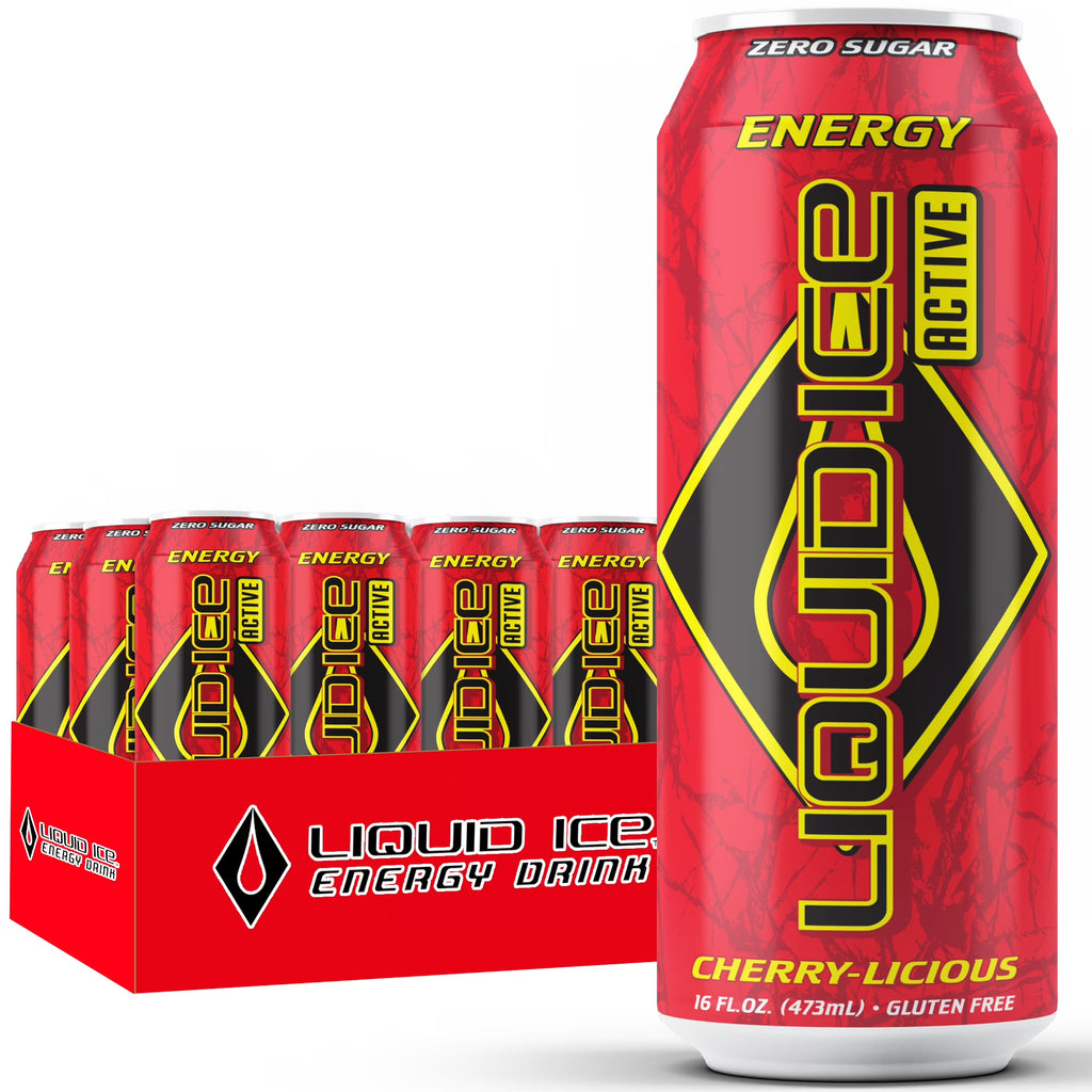 Cherry-Licious Energy Drink, 16 Oz Cans (12 Pack) Z76331
