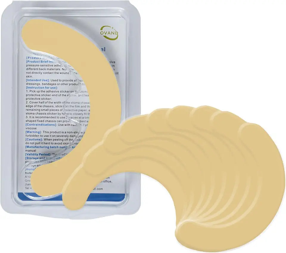 Elastic Skin Adhesive Ostomy Barrier Strips 10 Pcs L97559