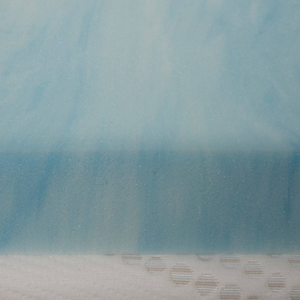 3-Inch Gel Memory Foam Mattress Topper with Egyptian Cotton Cover D36204