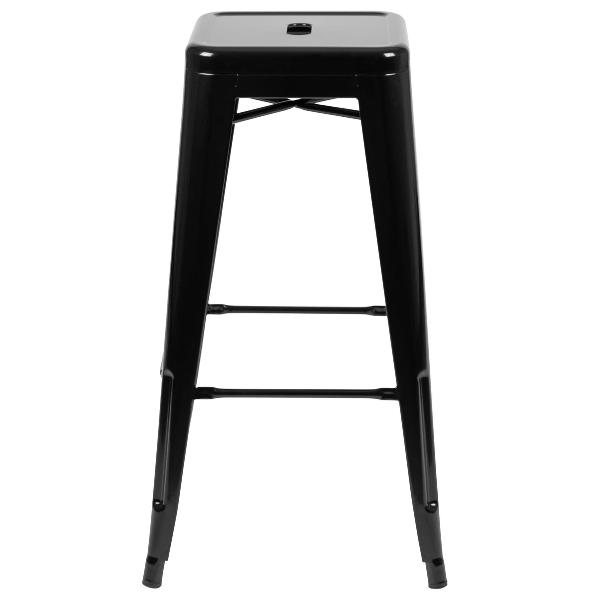 4 Pack 30x22 High Metal Stackable Bar Stool E626