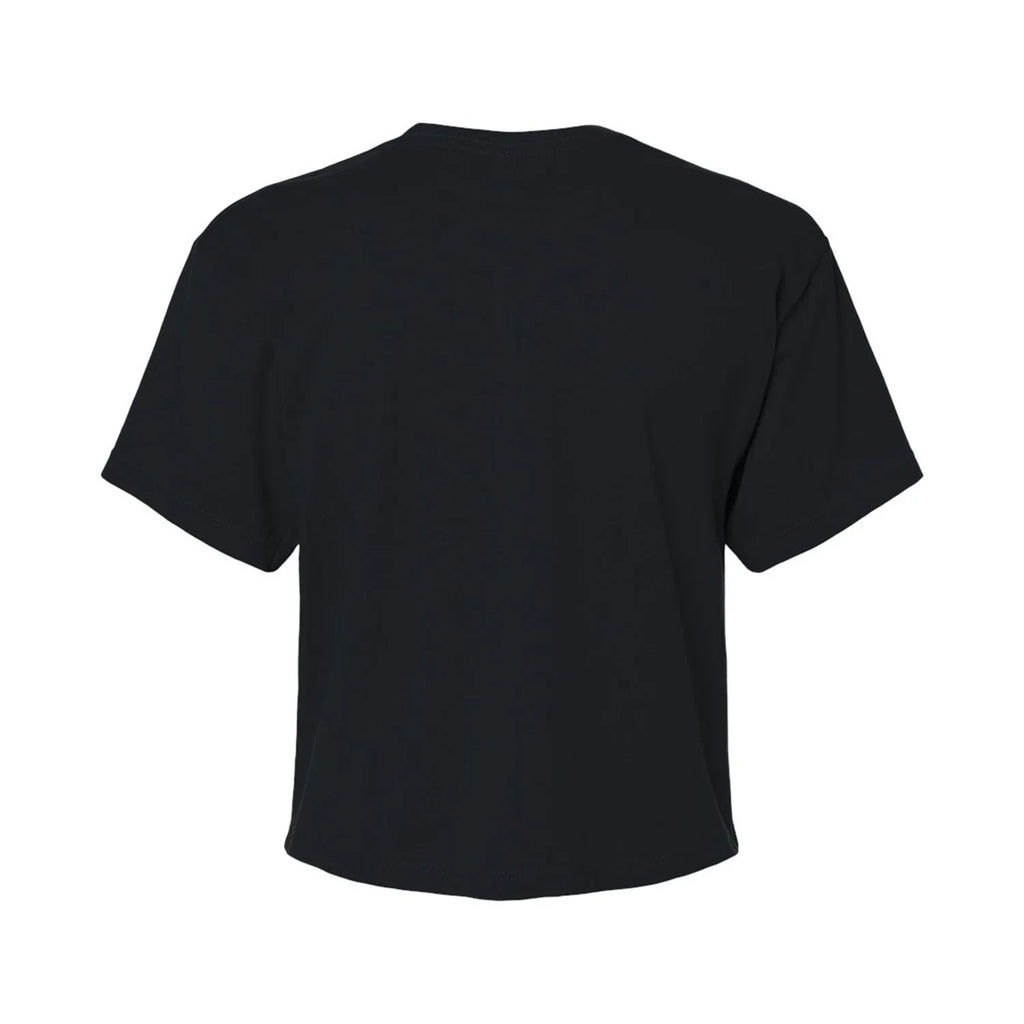 Juniors Cropped Cotton Blend T-Shirt K99255