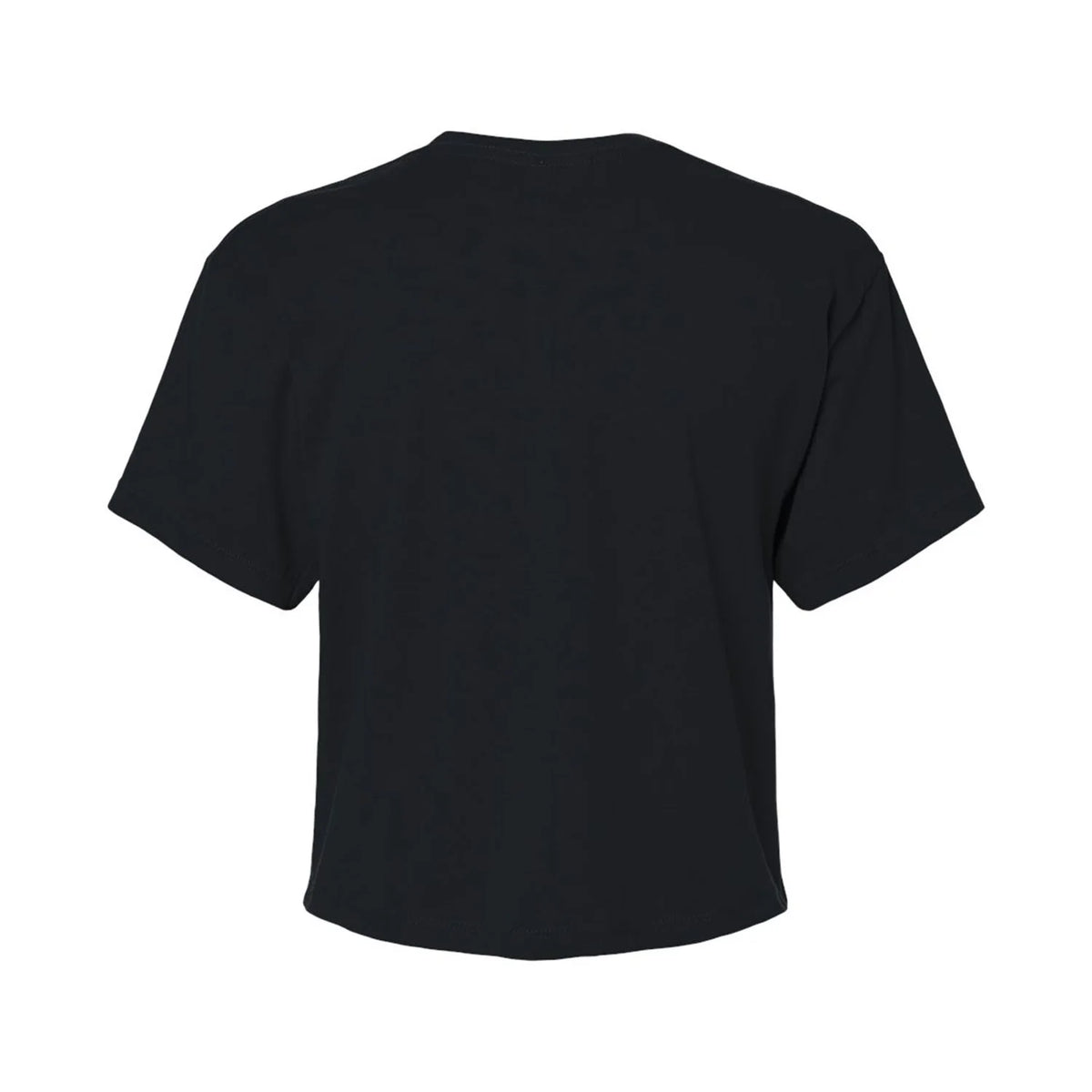Juniors Cropped Cotton Blend T-Shirt K99255