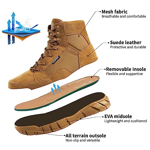 6 Inches Waterproof Hiking Work Boots R2695