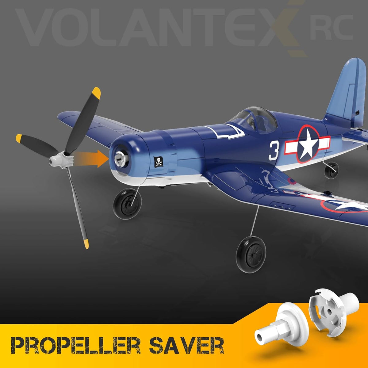 4-CH Remote Control Airplane F4U Corsair G853694