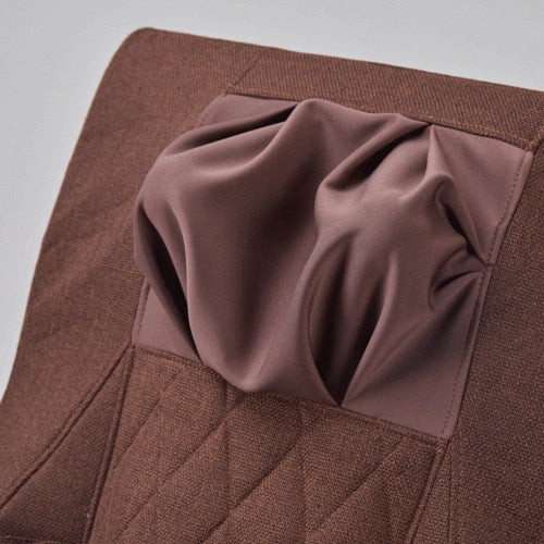 Brown Cotton Fabric Rocking Chair V57909