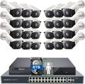 32 Channel 4K PoE Security Camera System 8TB J63645