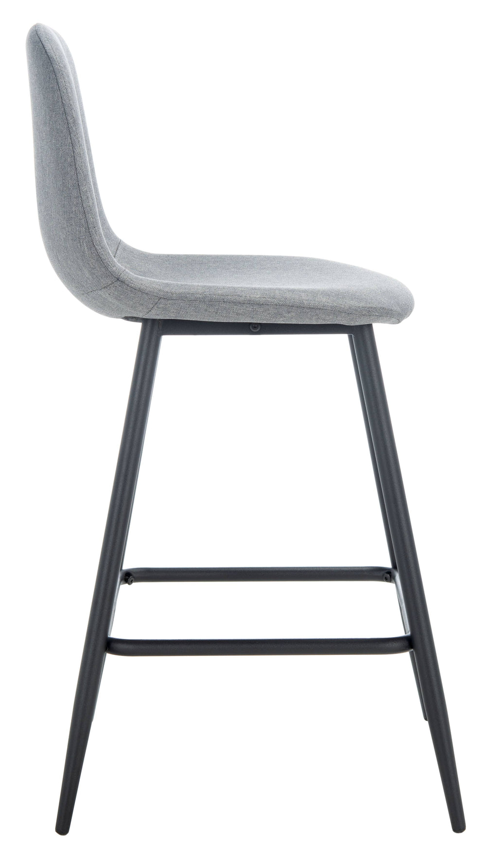 Dark Grey & Natural Counter Stool S753457