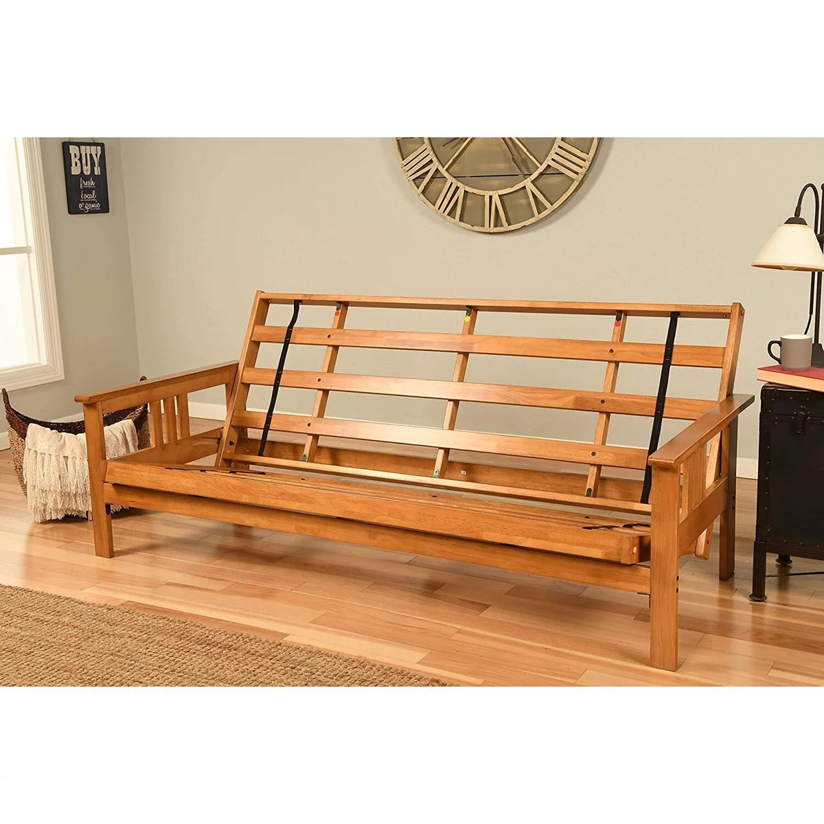 Queen Butternut Finish Futon Frame G9466