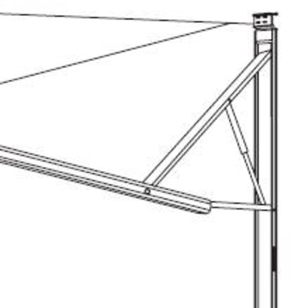 Black Power Awning Hardware G9284
