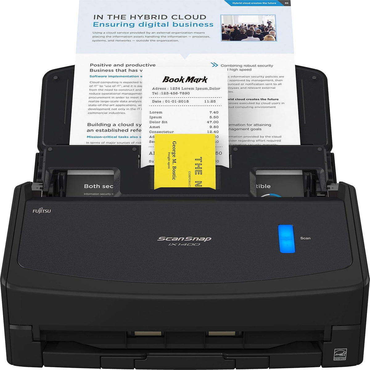 Black Document Scanner O95981