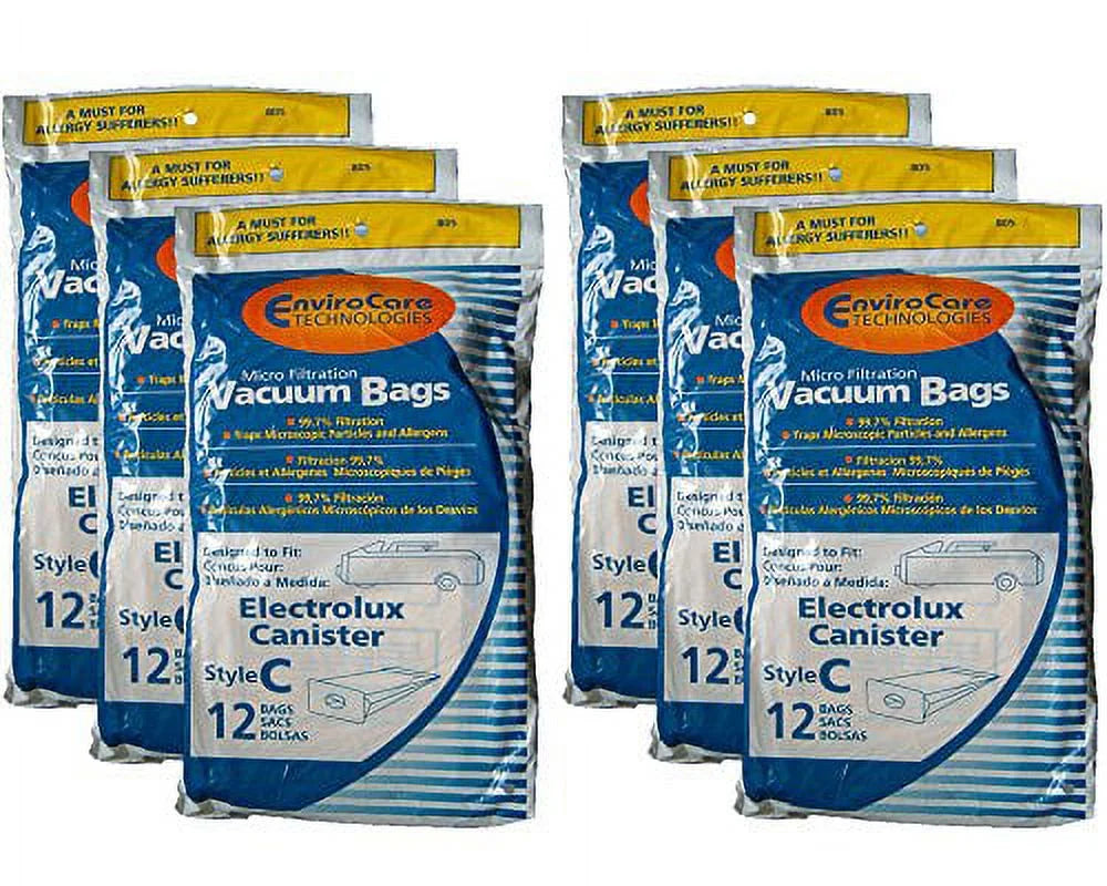 72 Canister Tank Style C Vacuum Bags L7923