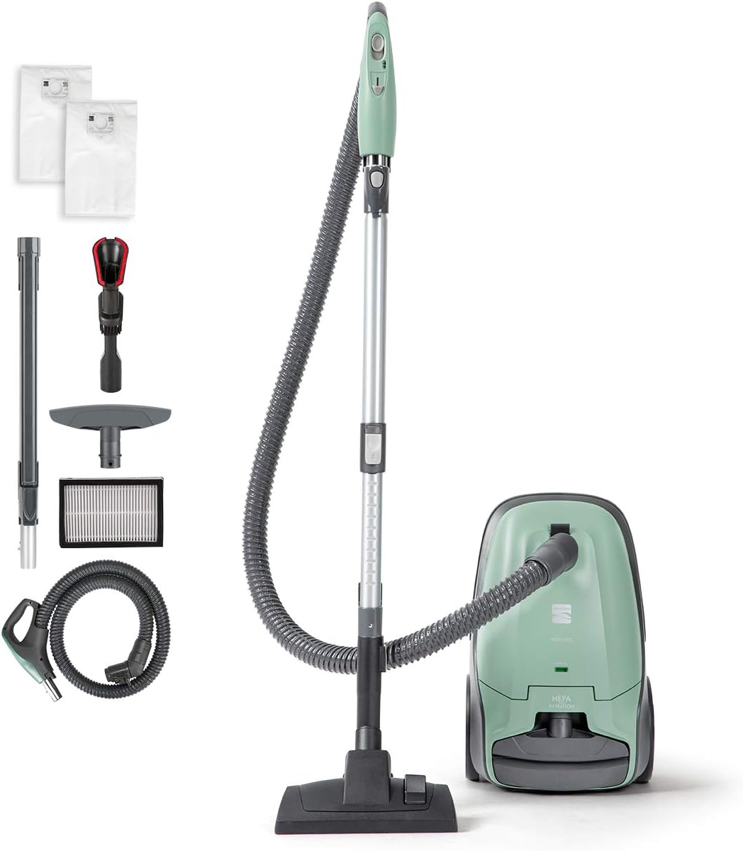 Rose Gold Bagged HEPA Canister Vacuum Cleaner J8777