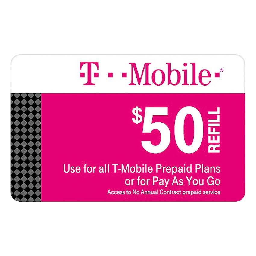 T-Mobile Prepaid Refill Card Y568