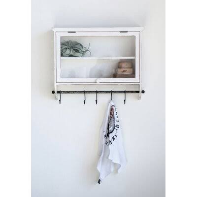 Wall Shelf with Hooks T3288