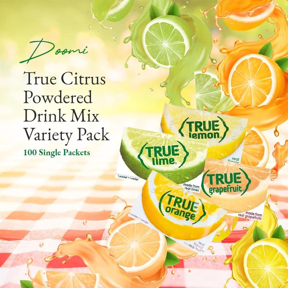 Zero Calorie Unsweetened Powdered Drink Mix Variety Pack, 100 pack V9722
