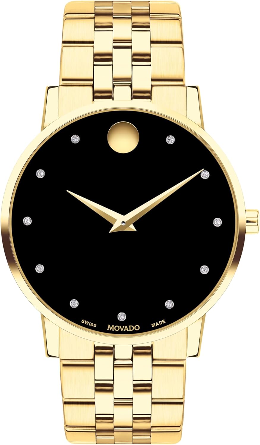 Men's Watch - Swiss Quartz Movement, Stainless Steel Link Bracelet - 40mm D838