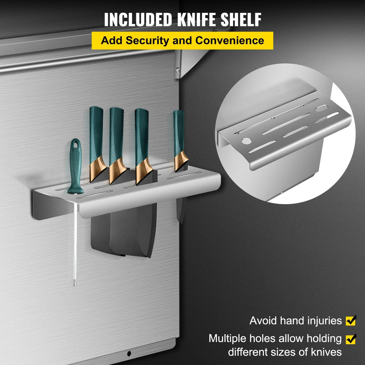 36 x 30.7 in. Stainless Steel Range Backsplash with Shelf F4324