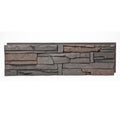 Brown Faux Stone Siding Panel M92754