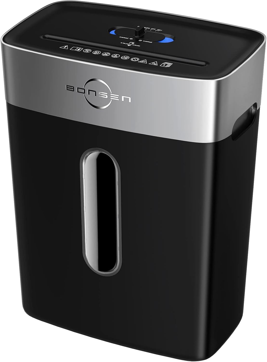 8-Sheet Crosscut Paper Shredder with 4 Gallons Wastebasket, Pack of 2 E171
