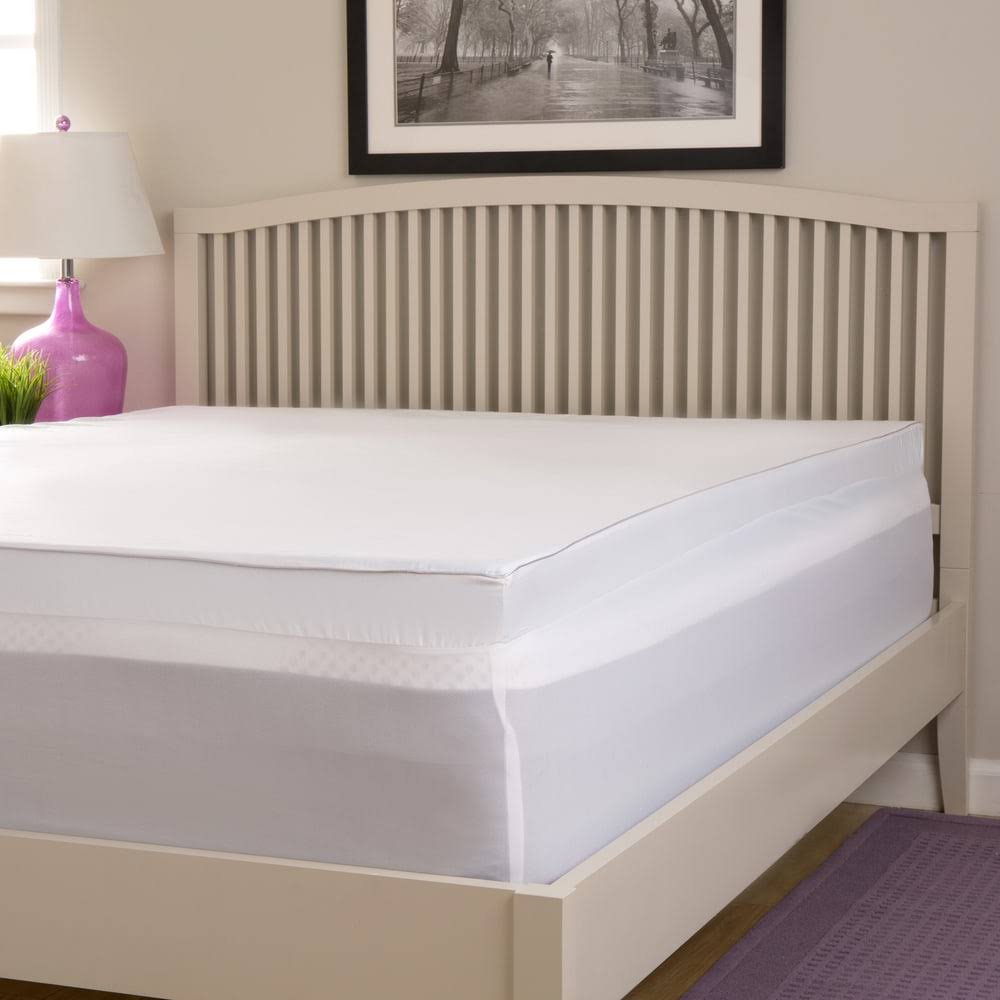 3-Inch Gel Memory Foam Mattress Topper with Egyptian Cotton Cover D36204