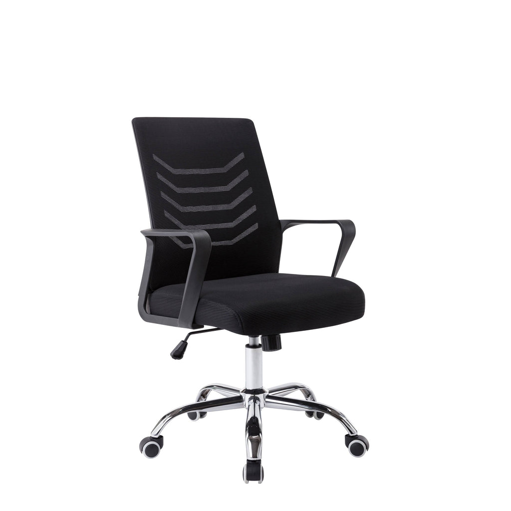 Adjustable Swivel Office Chair Black H7446