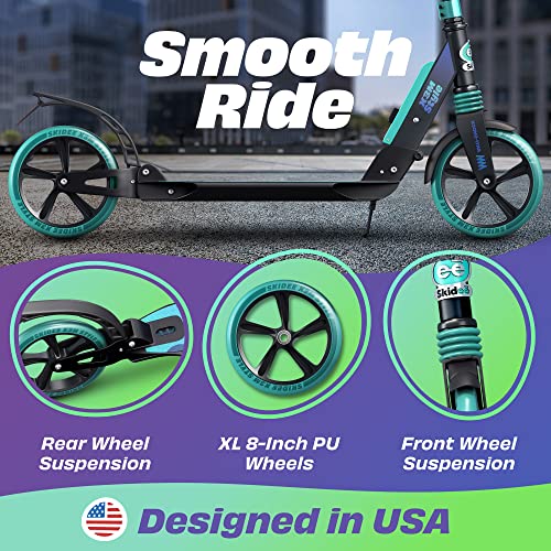 Adjustable Folding Adult Scooter with Large Wheels P911108