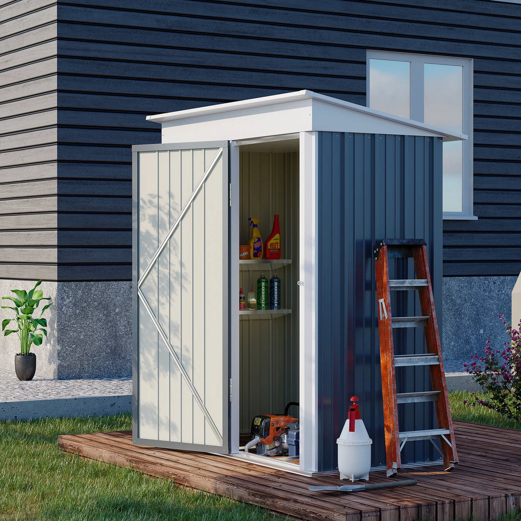 Garden Storage Shed Steel Tool House P878307