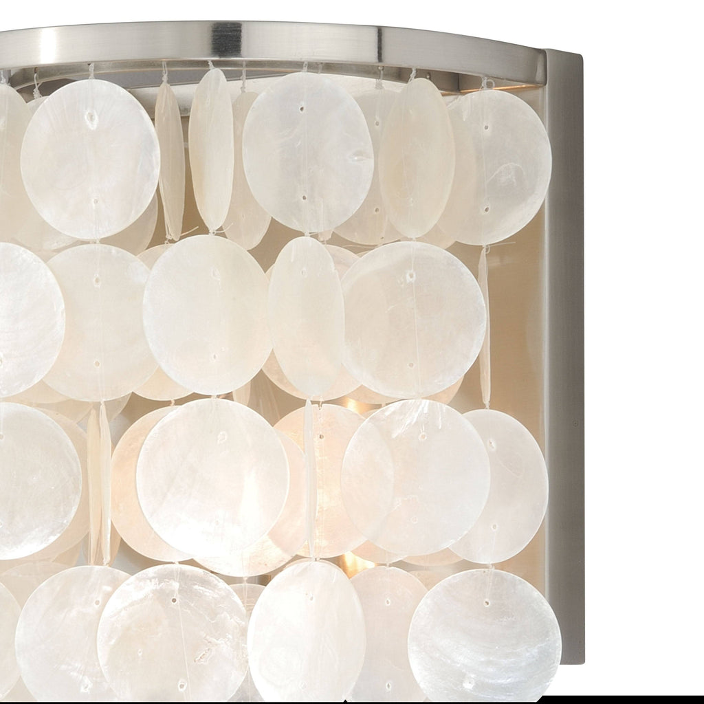 Capiz Shell Wall Light P619