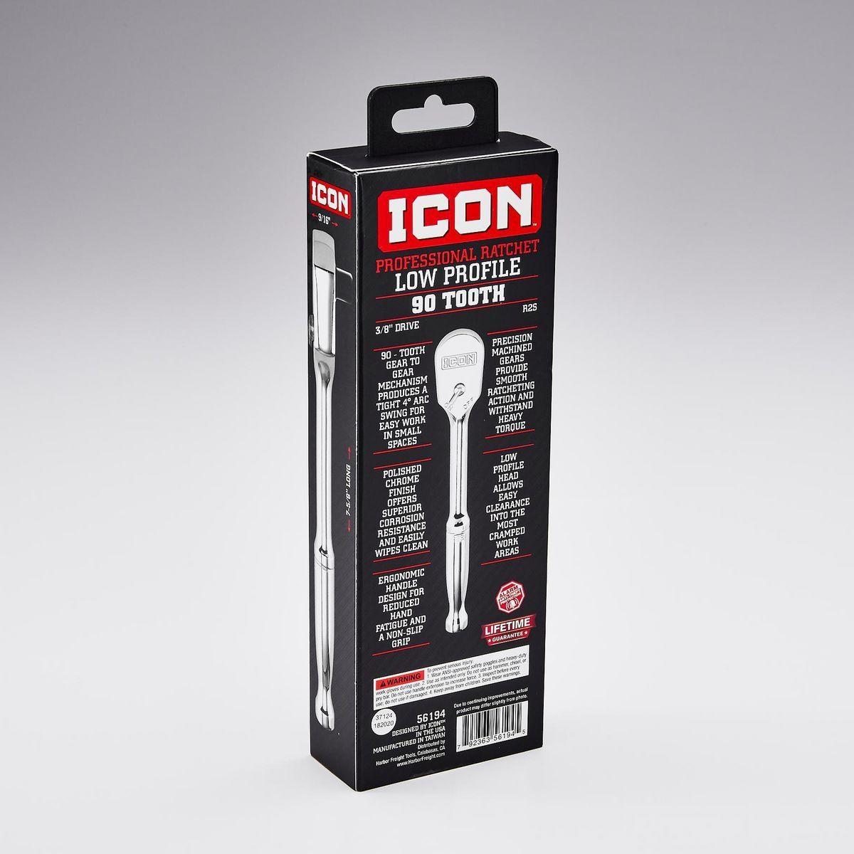 3/8 in. Drive Low-Profile Ratchet J29033