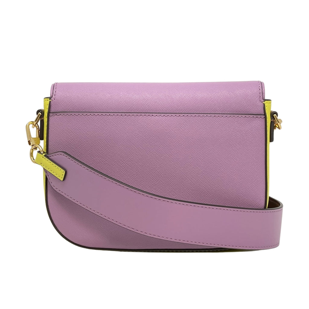 Color-Block Leather Crossbody Bag S108067