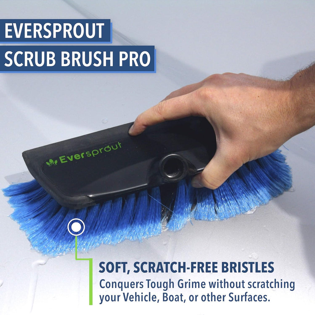 7-to-25 Foot Car Wash Kit with Extension Pole, Scrub Brush, Squeegee, Carwash Mitts, Microfiber Towels L769