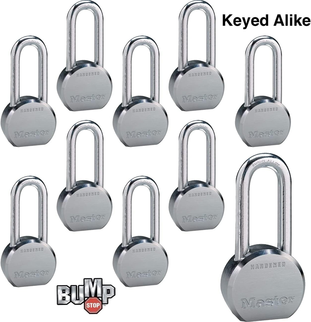 8 High Security Pro Series Keyed Alike Padlocks with BumpStop Technology X2438
