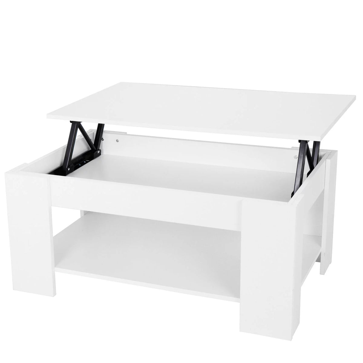 White Lift Up Coffee Table V3016