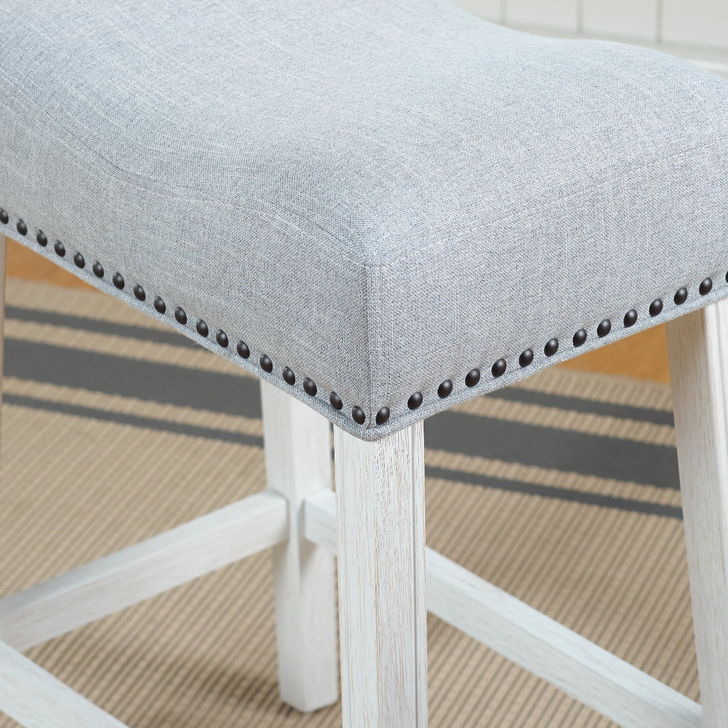 Upholstered Counter Height Stools Set of 2 K919973