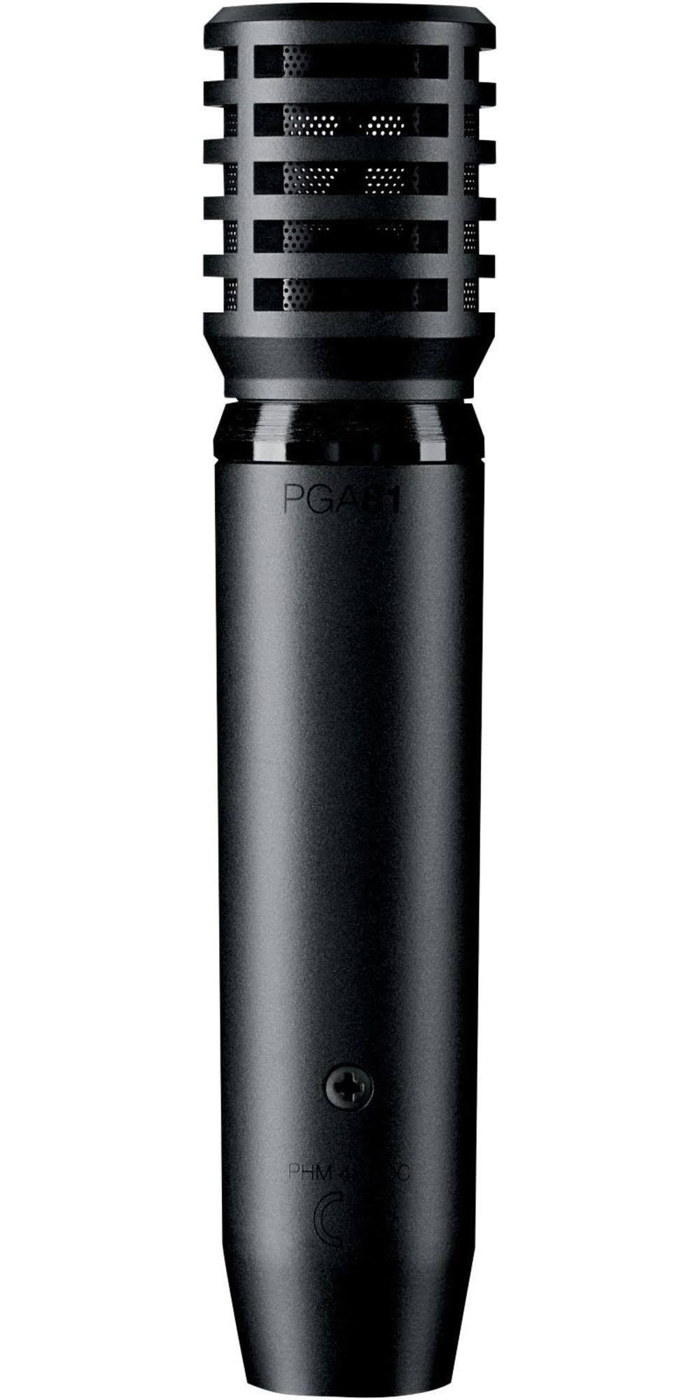 Black Metallic Cardioid Microphone O39663