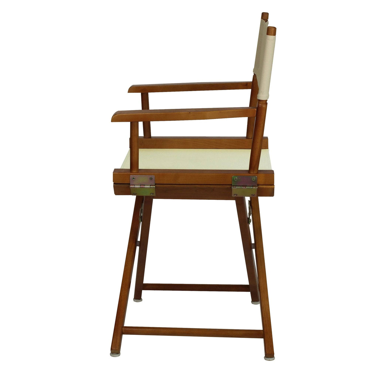 Honey Oak Frame Gold Canvas Director's Chair X14003