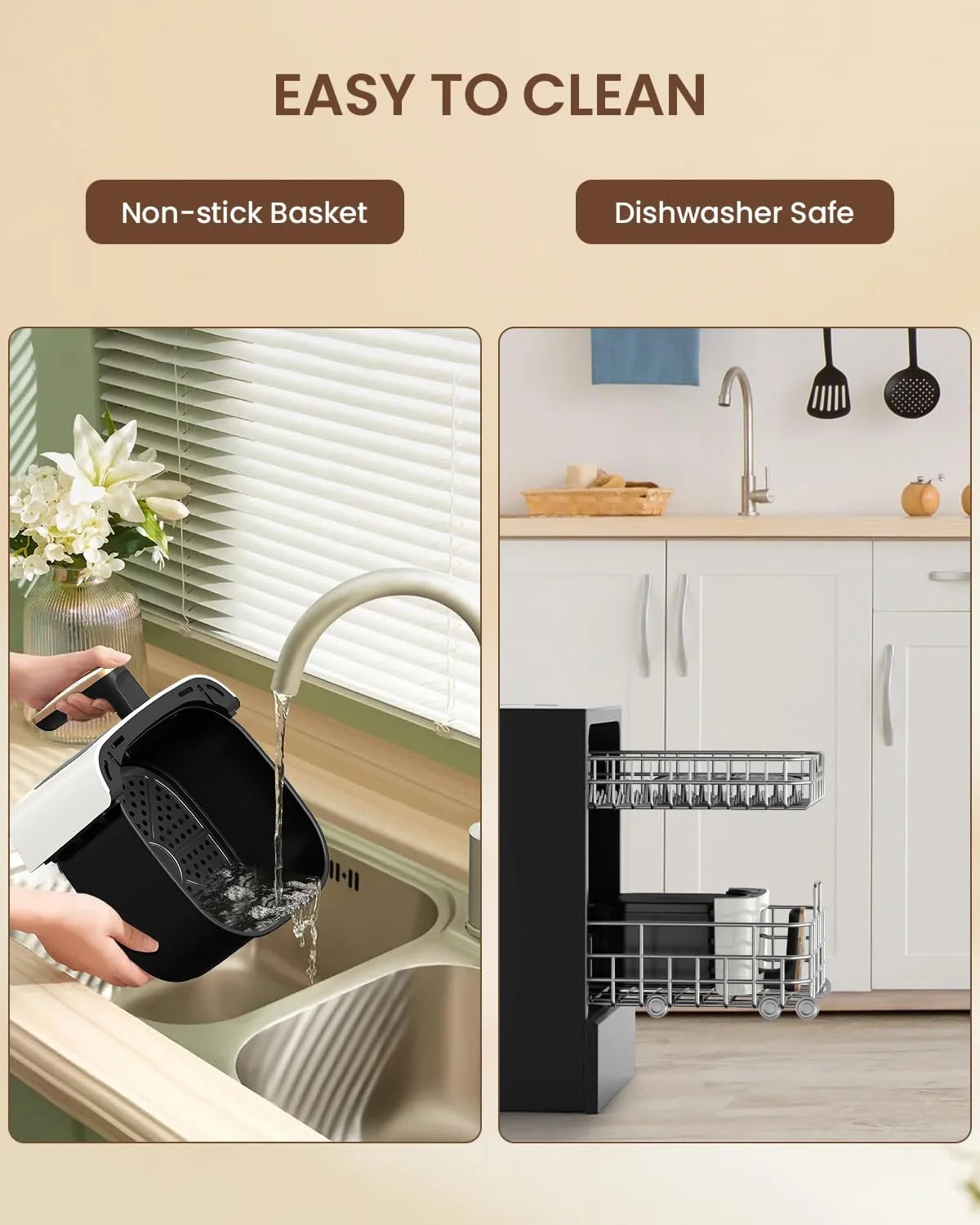 5.3Qt Air Fryer with Viewing Window G6601