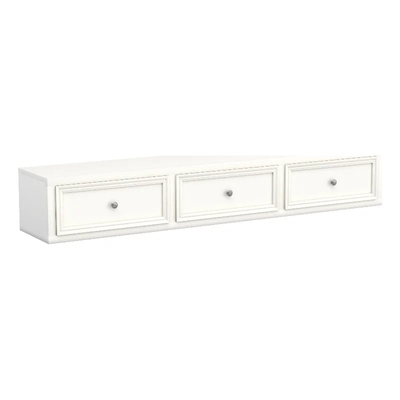 Bright White 3 Under Bed Storage Drawers Y267572