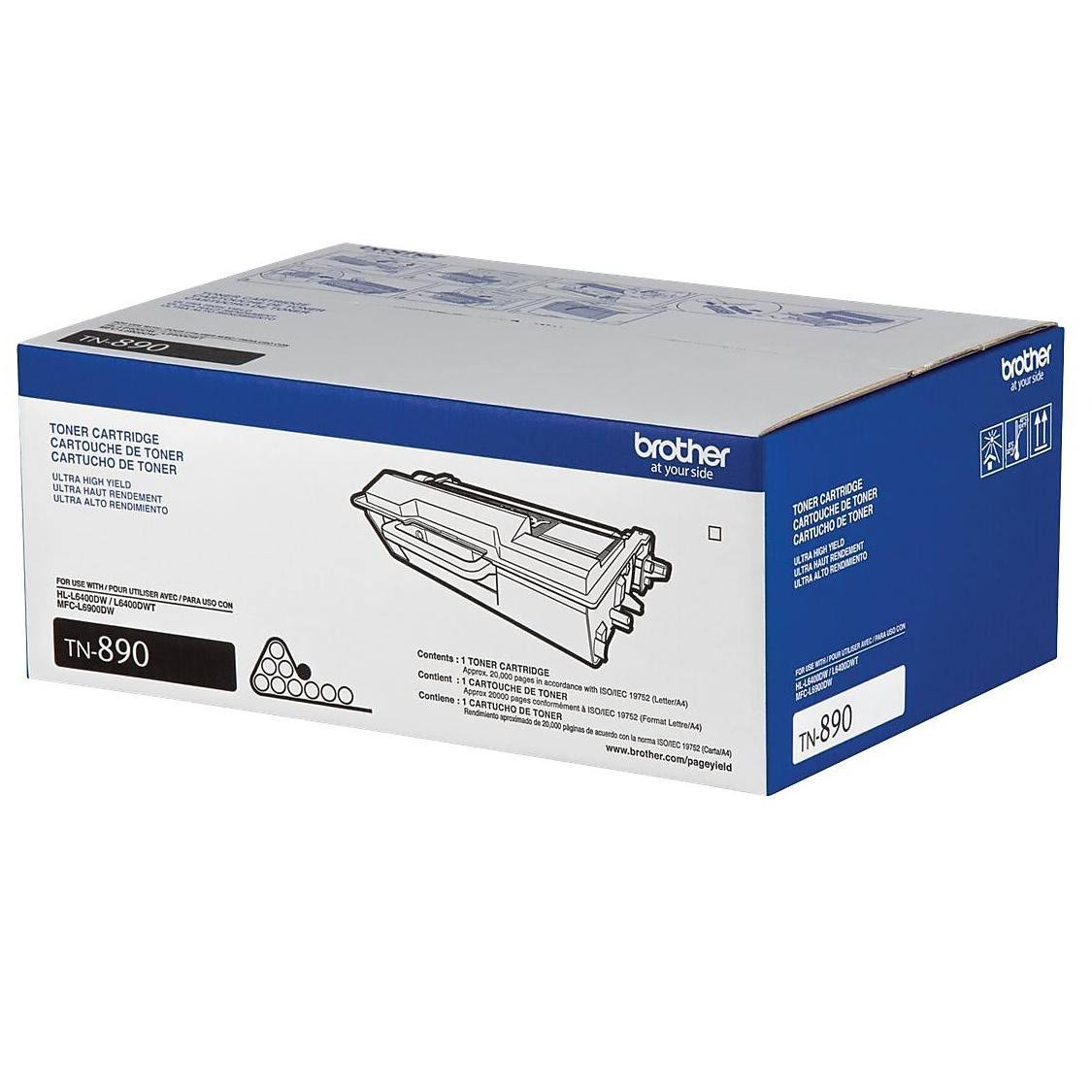 Black TN890 Ultra High Yield Toner Cartridge L8527
