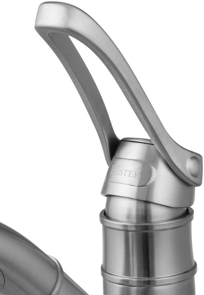 Single-Handle Pull-Out Sprayer Kitchen Faucet in Stainless Steel R872484