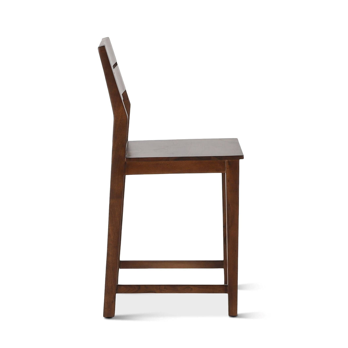 Set of 2 Acacia Wood Counter Chairs E18357
