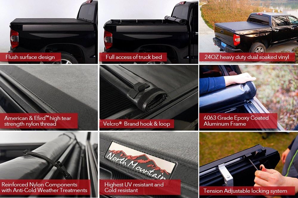 Soft Vinyl Roll Up Tonneau Cover P959