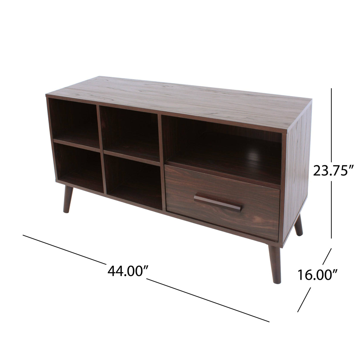 2 Piece TV Stand and Bookcase Set T848358