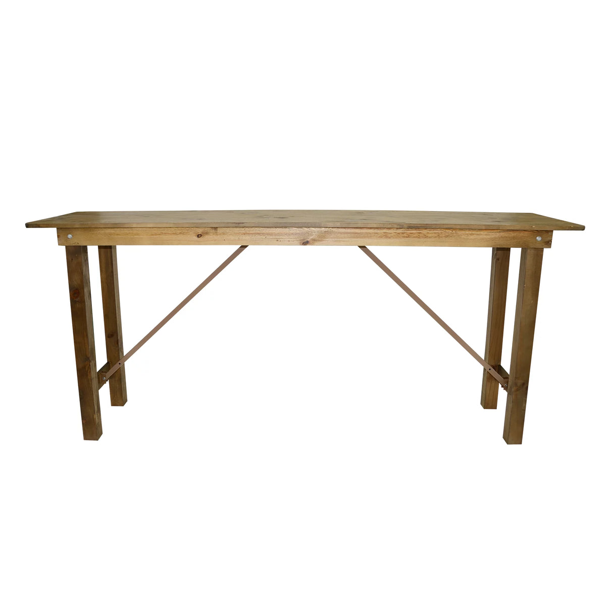 Pine Wood Farm Bar Height Folding Table I635