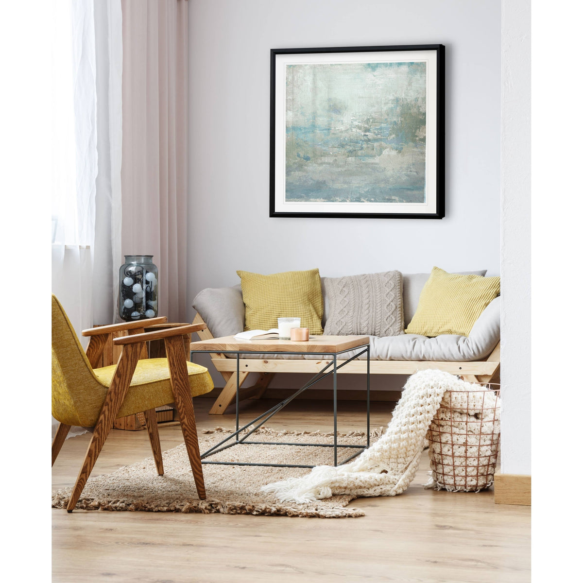 Framed Giclee Print 16x16 V114
