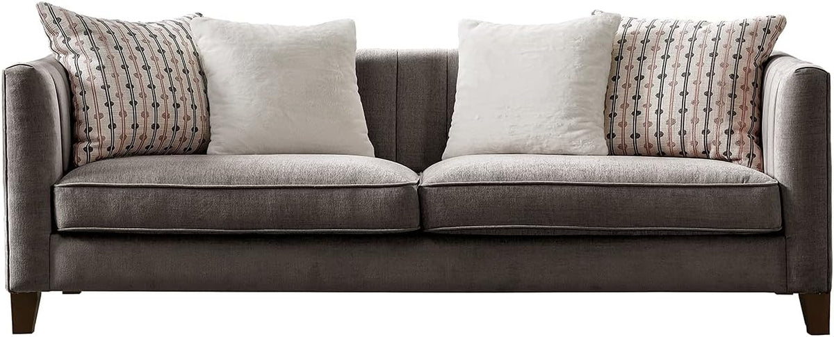 Pink Velvet Loveseat C10945