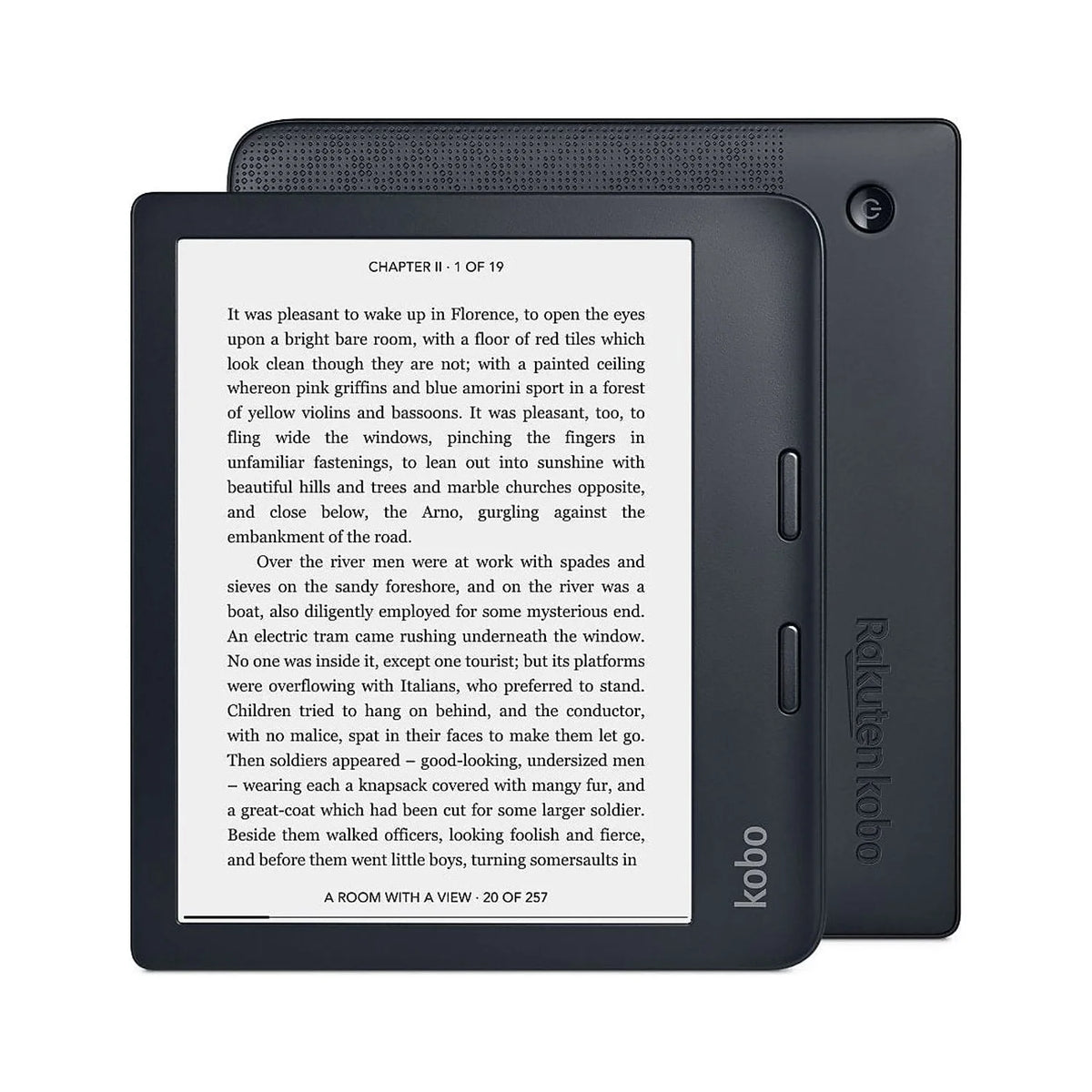 32GB Black Waterproof eReader with 7" Glare Free Touchscreen Z337698