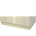 White 5-Drawer Flat File X8158